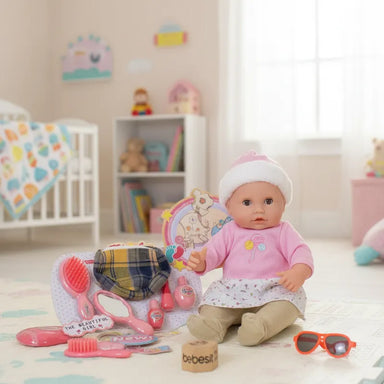 Muñeca Bebe Celeste 42cm con accesorios