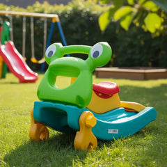 Balancin Resbalin Tobogan  2en1 Verde