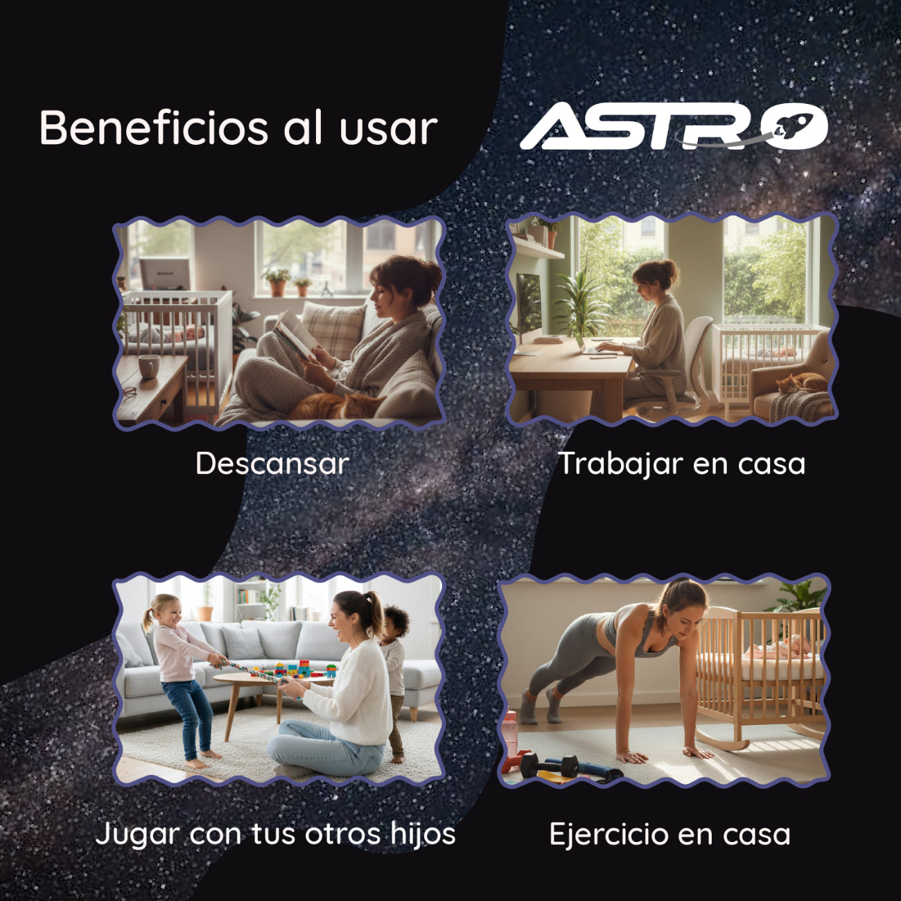 Astro Pro Mecedor Recargable USB-C