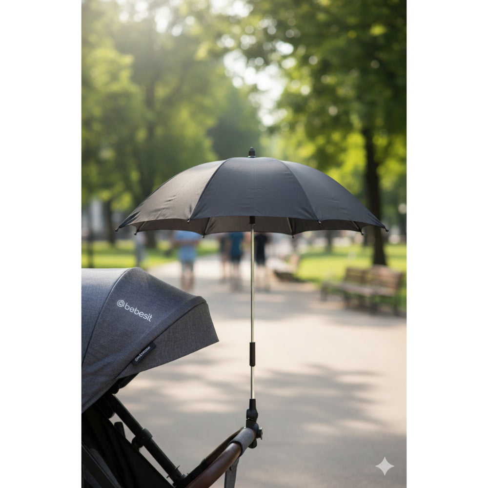 Paraguas Sombrilla para coches Bebe UPF50+ adaptador universal
