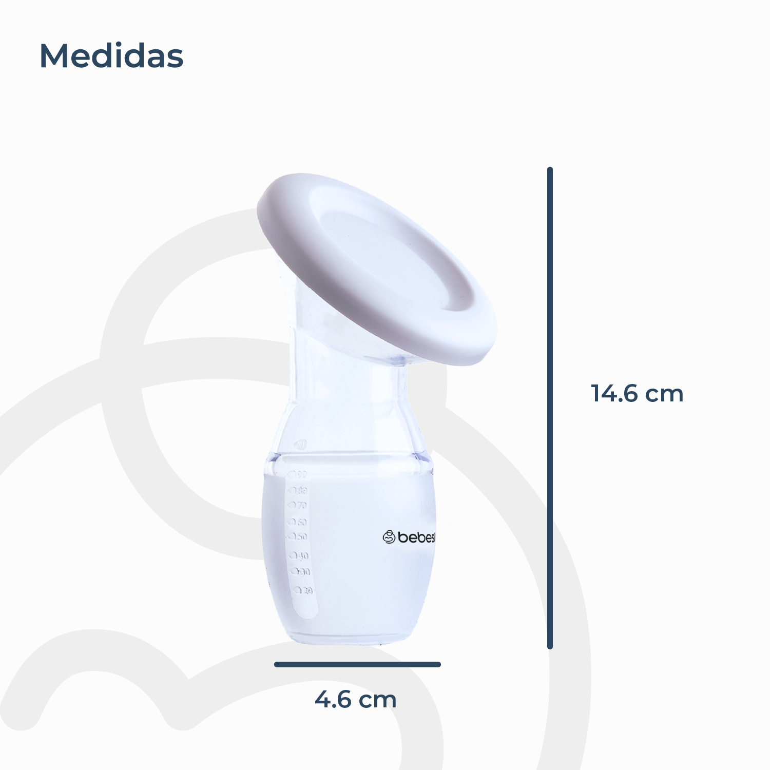 Pack x 2 Colector Extractor Manual de Leche Materna