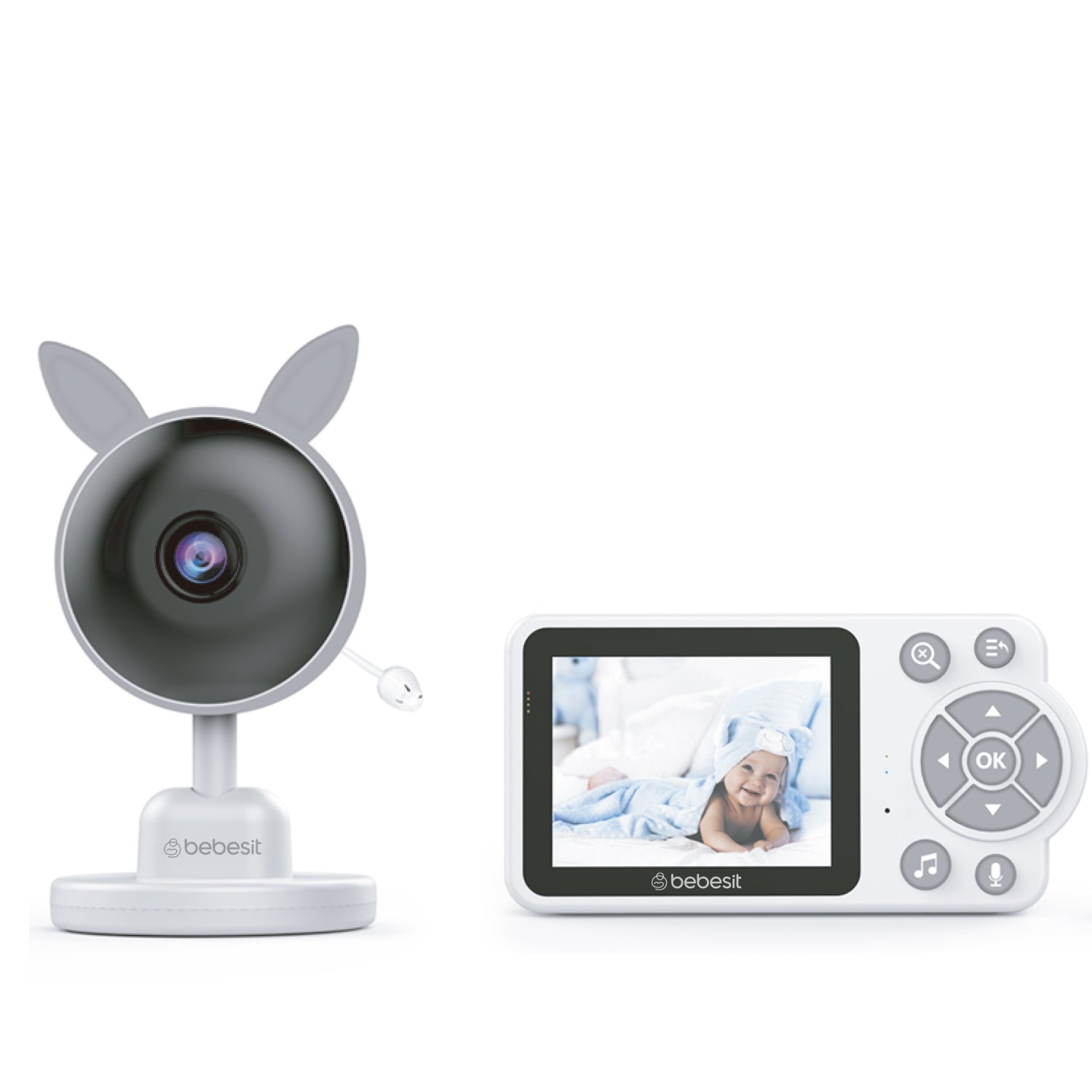 Monitor Camara SmartGuard 2.0 4x Zoom con Ruido Blanco