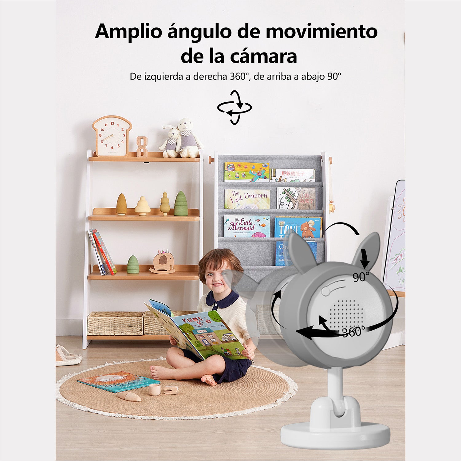 Monitor Camara SmartGuard 2.0 4x Zoom con Ruido Blanco