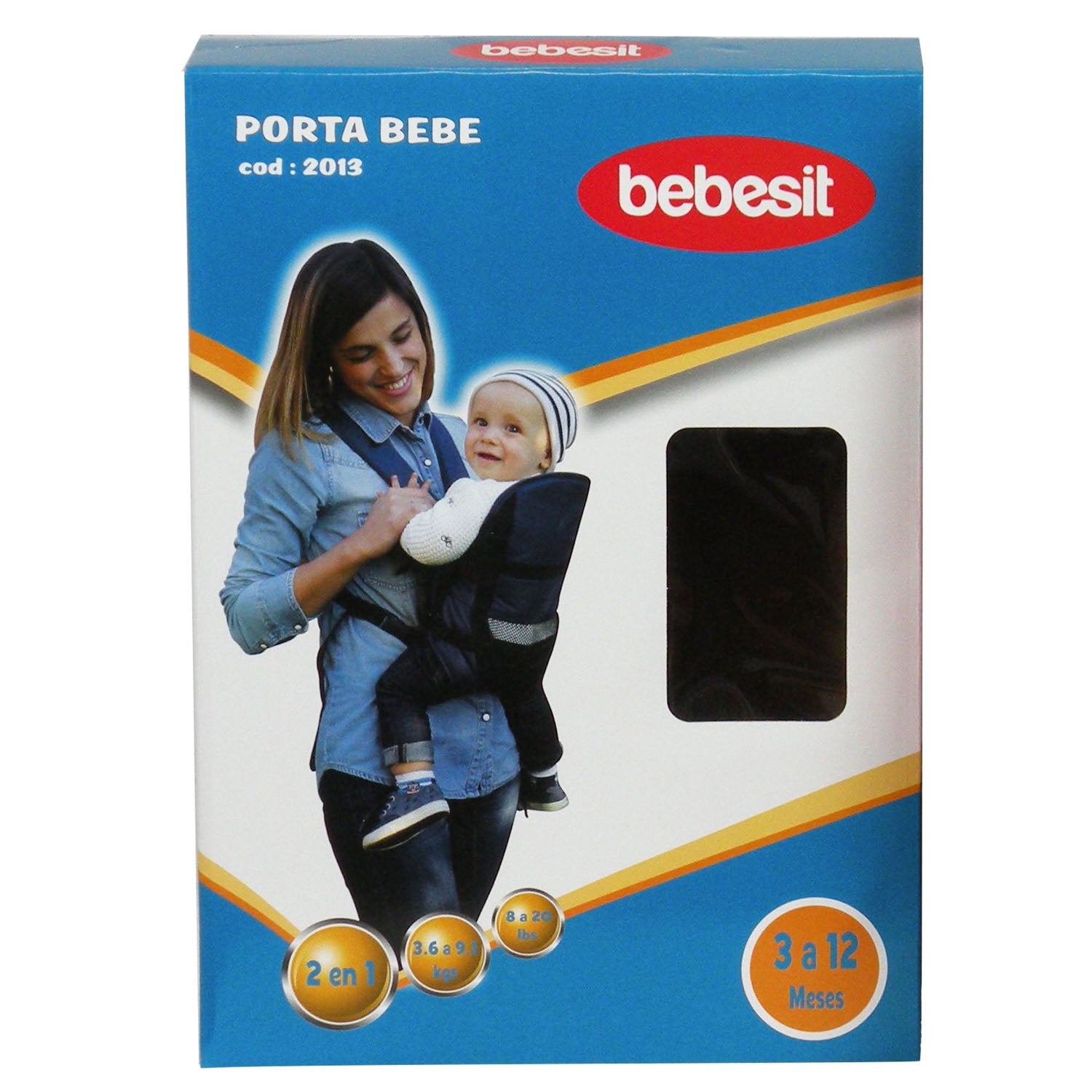 Porta Bebé Negro