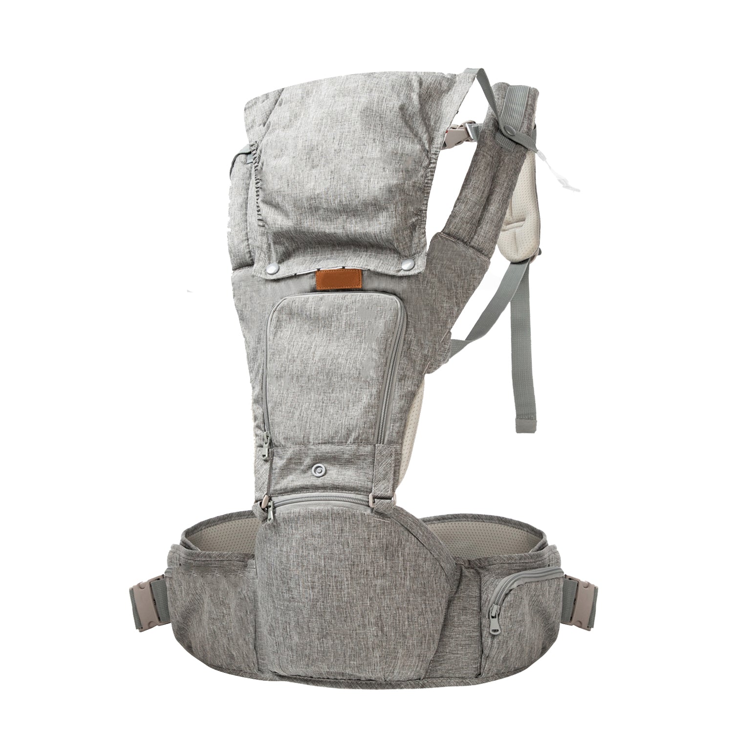 Porta Bebe Arnés con asiento cuidados cadera Hip Seat Gris