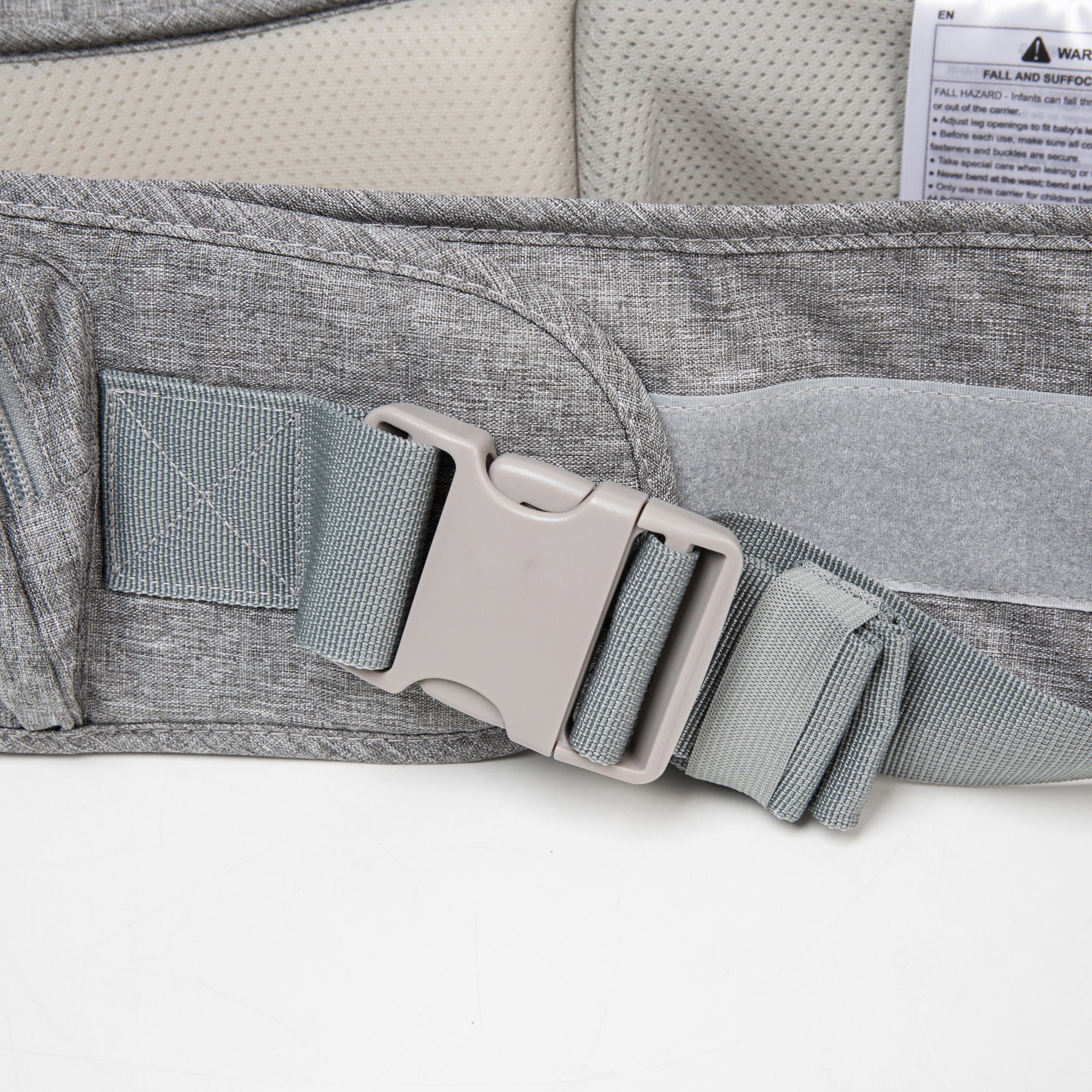 Porta Bebe Arnés con asiento cuidados cadera Hip Seat Gris