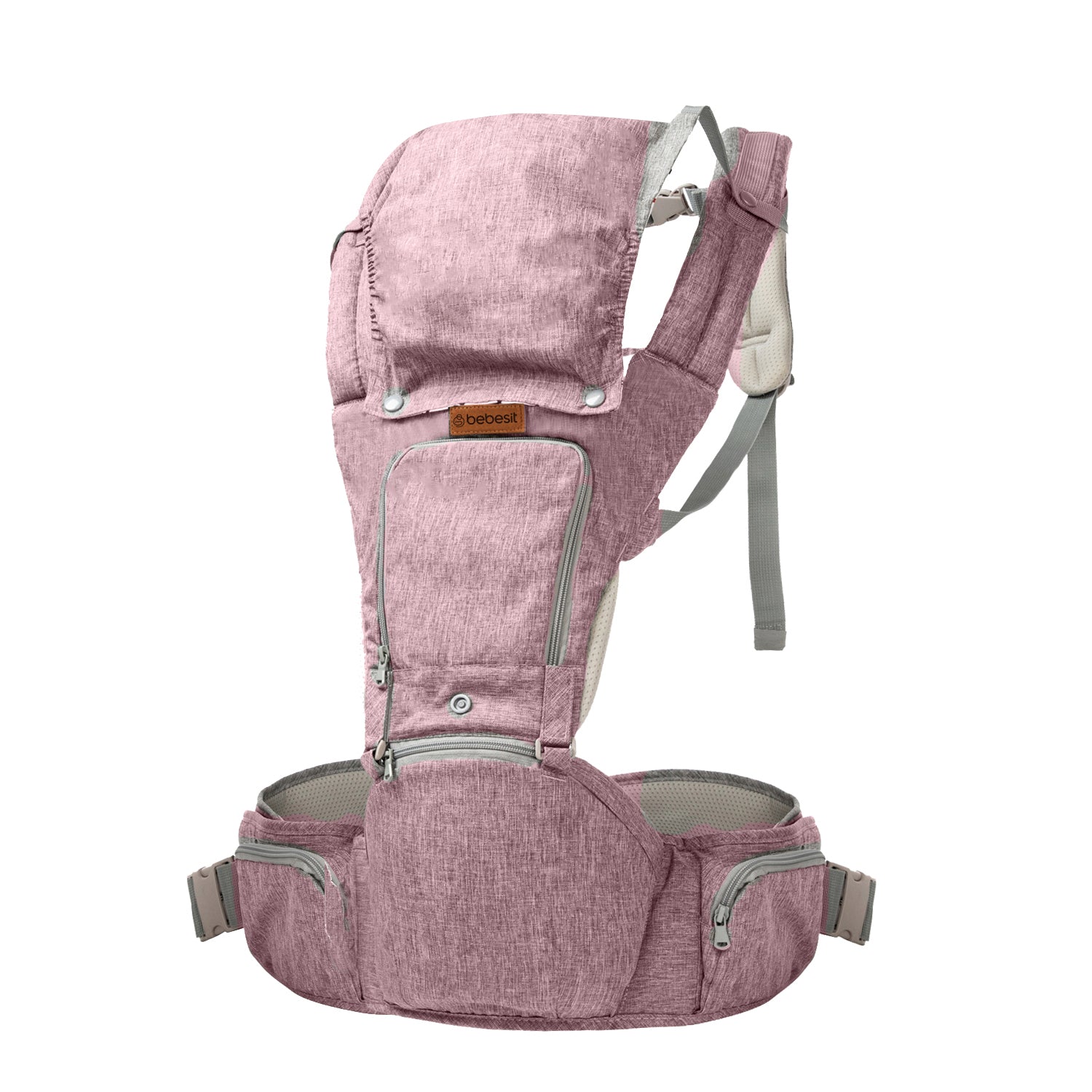 Porta Bebe Arnés con asiento cuidados cadera Hip Seat Rosado