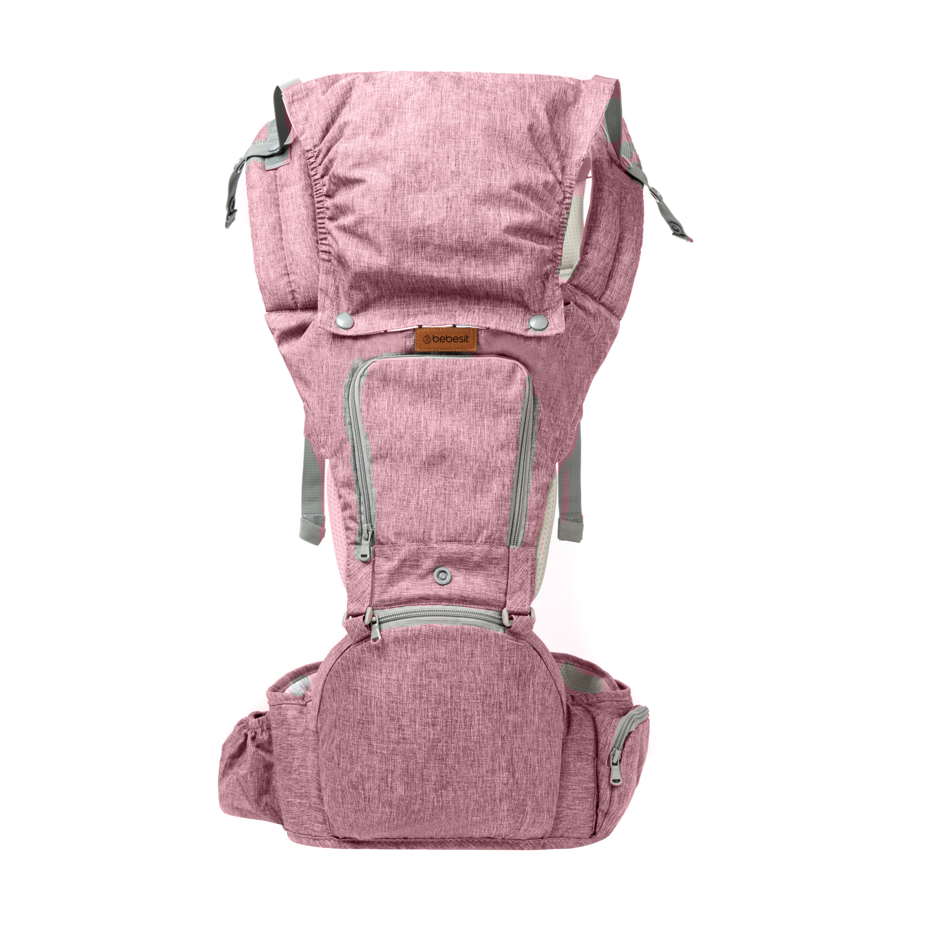 Porta Bebe Arnés con asiento cuidados cadera Hip Seat Rosado