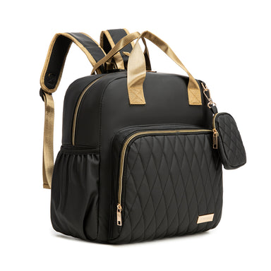 Mochila Maternal Premium Black Gold