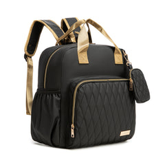 Mochila Maternal Premium Black Gold