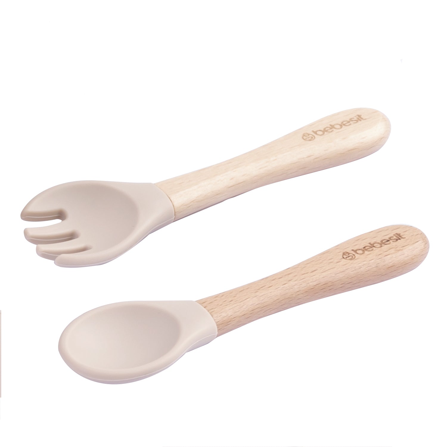 Set Alimentacion Elefante Silicona Beige