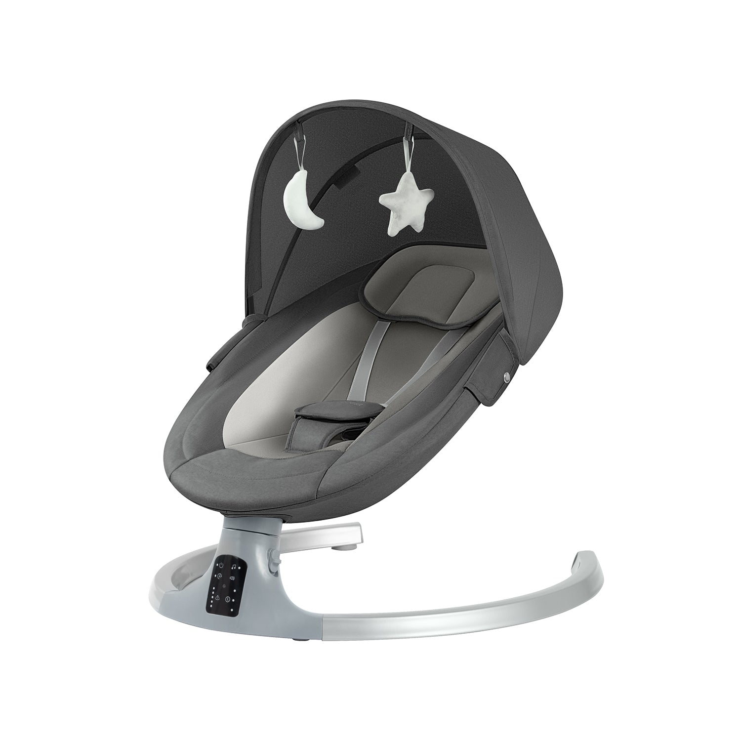 Silla Nido Bouncer Babyswing Smart Dark Gris