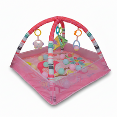 Gimnasio Corral con Pelotas Rosado