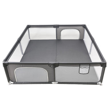 Corral de Juego Infantil Bebés Playpen 2x2m Gris Bebesit