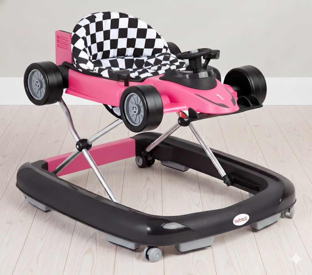 Andador y Caminador Seat & Walk Rosado