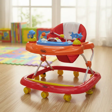 Andador Musical Airbus Naranja