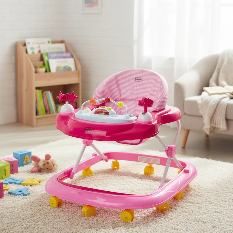 Andador Musical Airbus Rosa