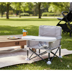 Silla de Comer Plegable Camping XT01 Gris