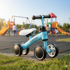 Bicicleta Triciclo Aprendizaje 4 Ruedas XT02 Azul Bebesit