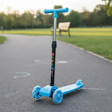 Scooter Monopatín Niño Regulable Plegable XT03 Azul Bebesit