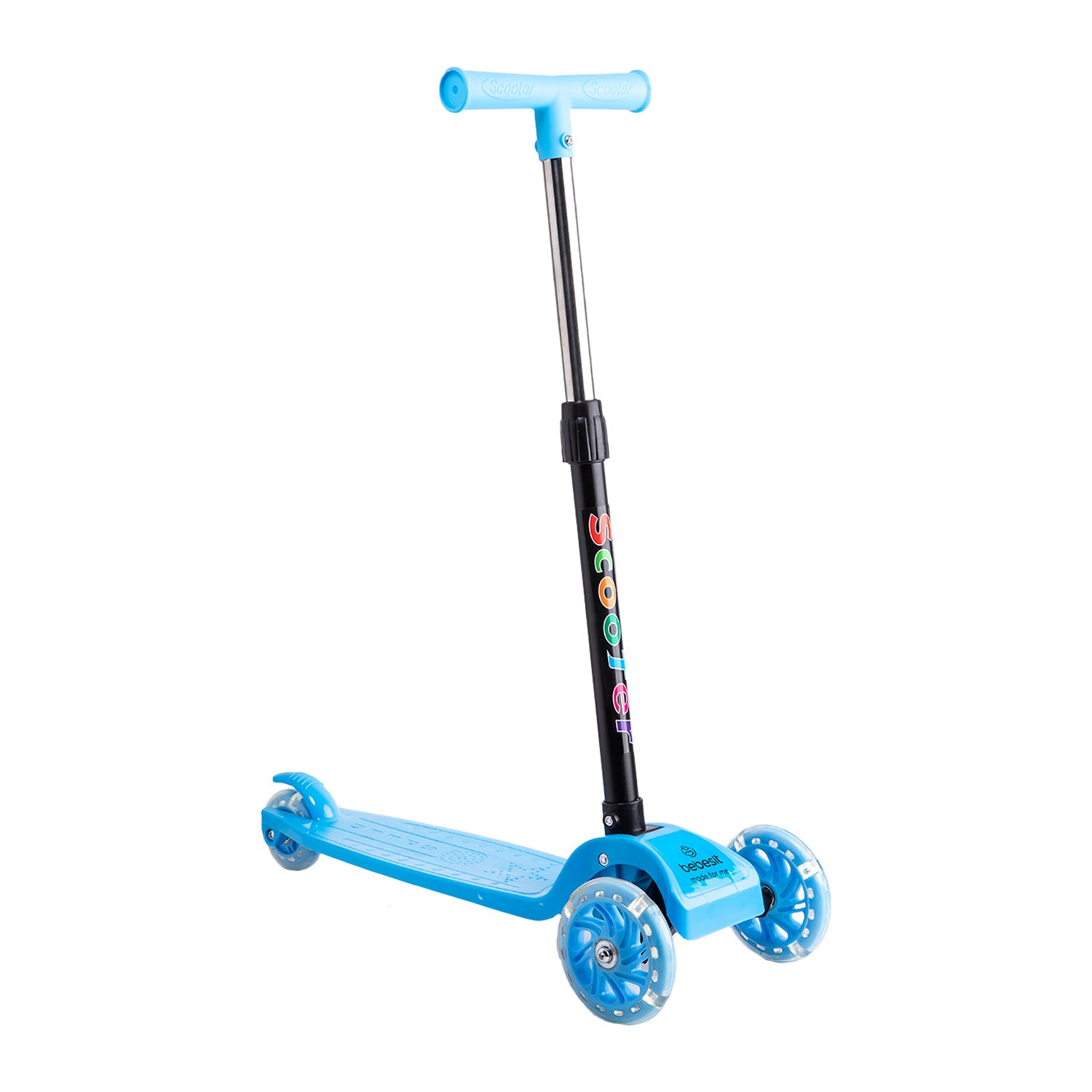 Scooter Monopatín Niño Regulable Plegable XT03 Azul Bebesit