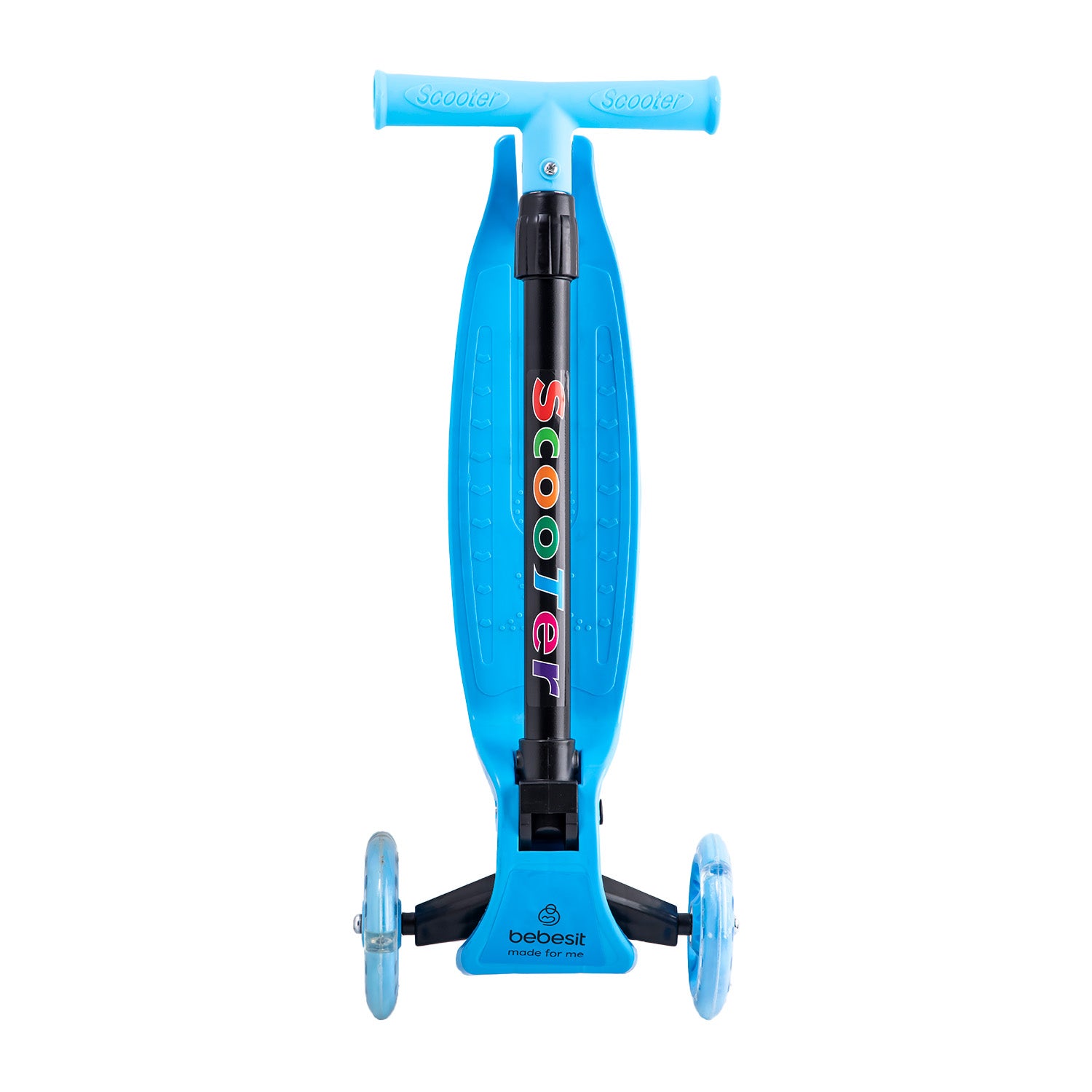 Scooter Monopatín Niño Regulable Plegable XT03 Azul Bebesit