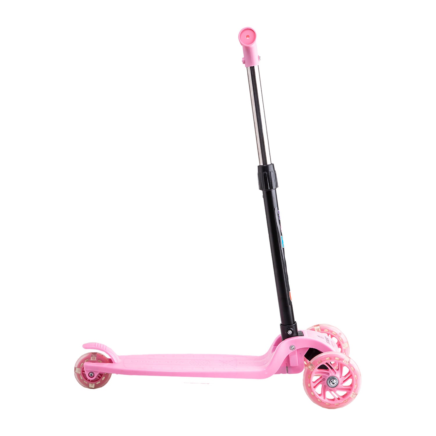 Scooter Monopatín 2 en 1 con Asiento Niña Plegable XT04 Rosa