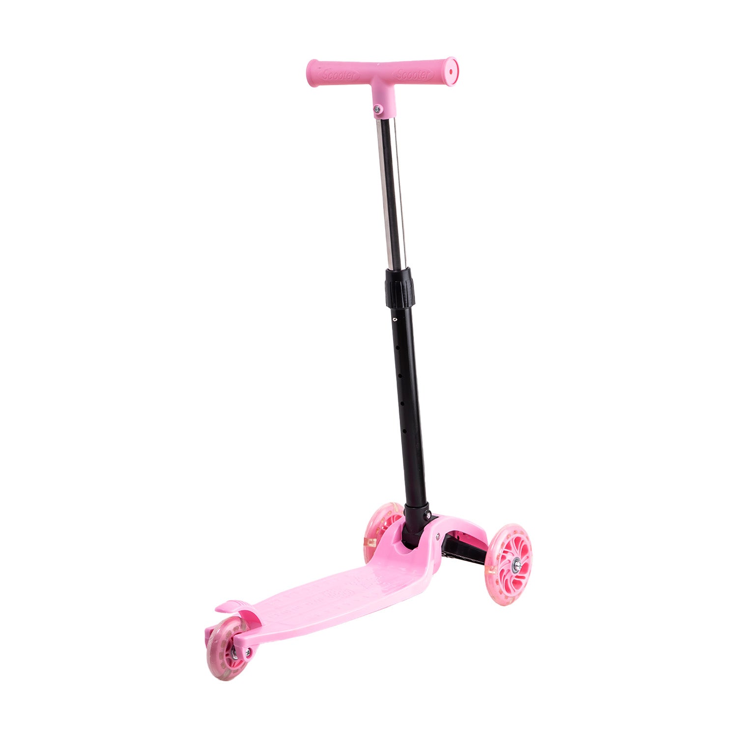 Scooter Monopatín 2 en 1 con Asiento Niña Plegable XT04 Rosa