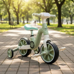 Triciclo Bicicleta Aprendizaje Pedales 2 en 1 XT05 Verde