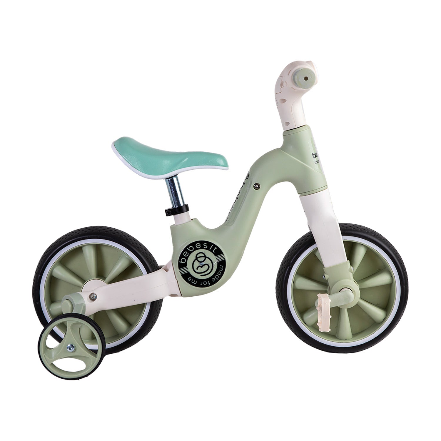 Triciclo Bicicleta Aprendizaje Pedales 2 en 1 XT05 Verde