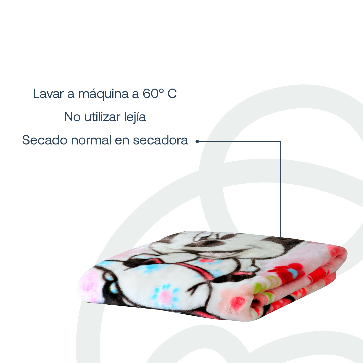 Cobertor Cuna Minnie Rosado