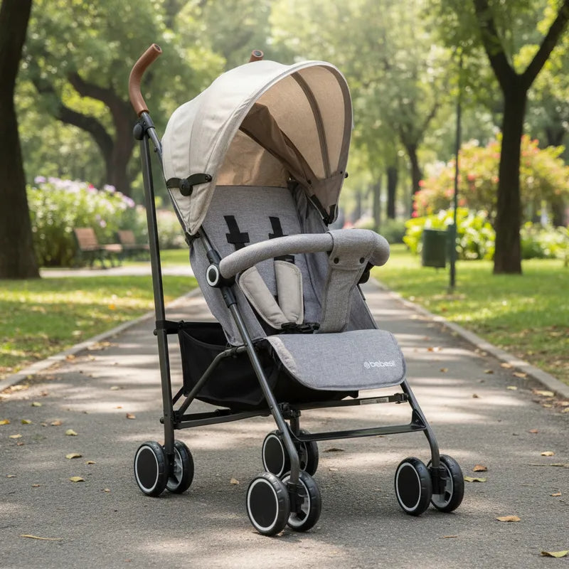 Coche Paragua Clap Melange Beige