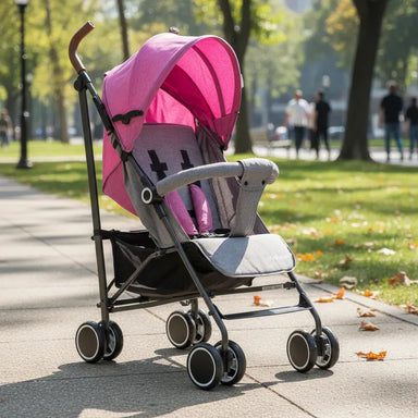 Coche Paragua Clap - Melange Rosado