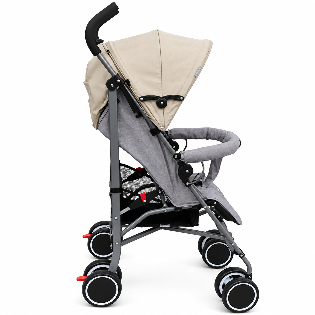 Coche Paragua Clap Melange Beige Gris