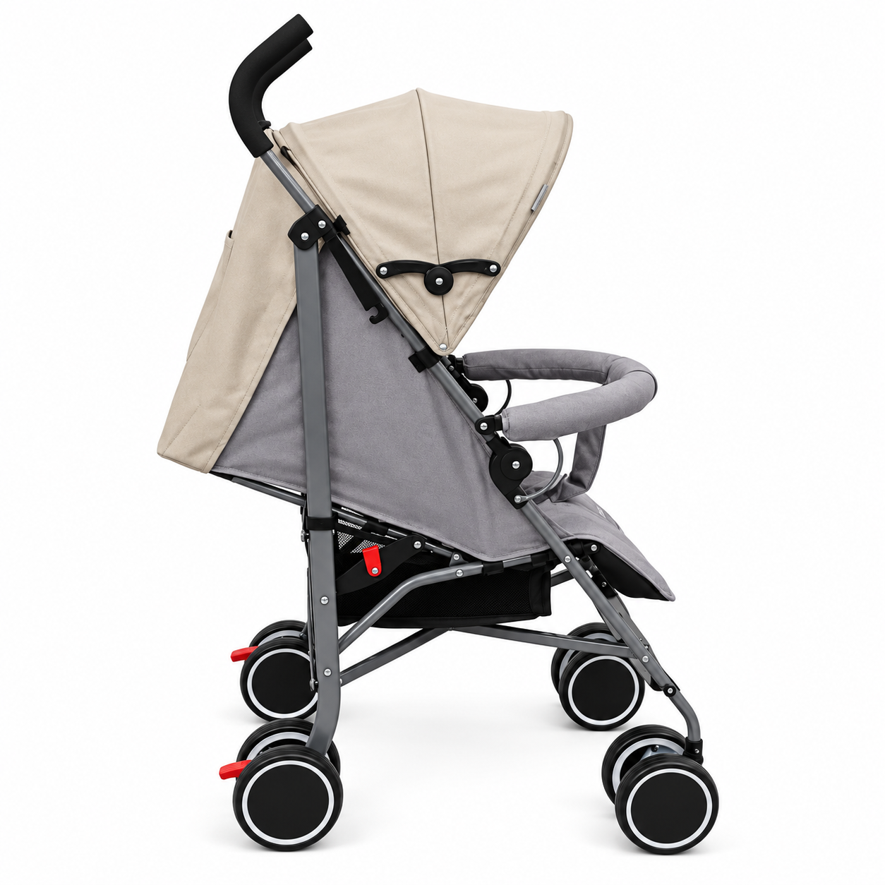 Coche Paragua Clap Melange Beige Gris