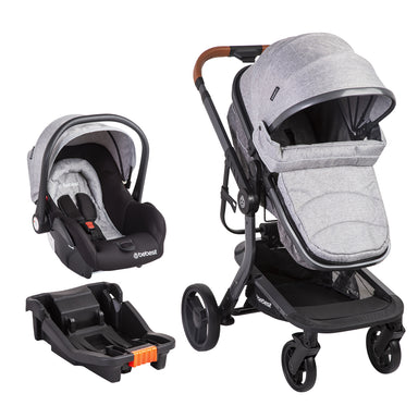 Coche Cuna travel system Taurus Gris