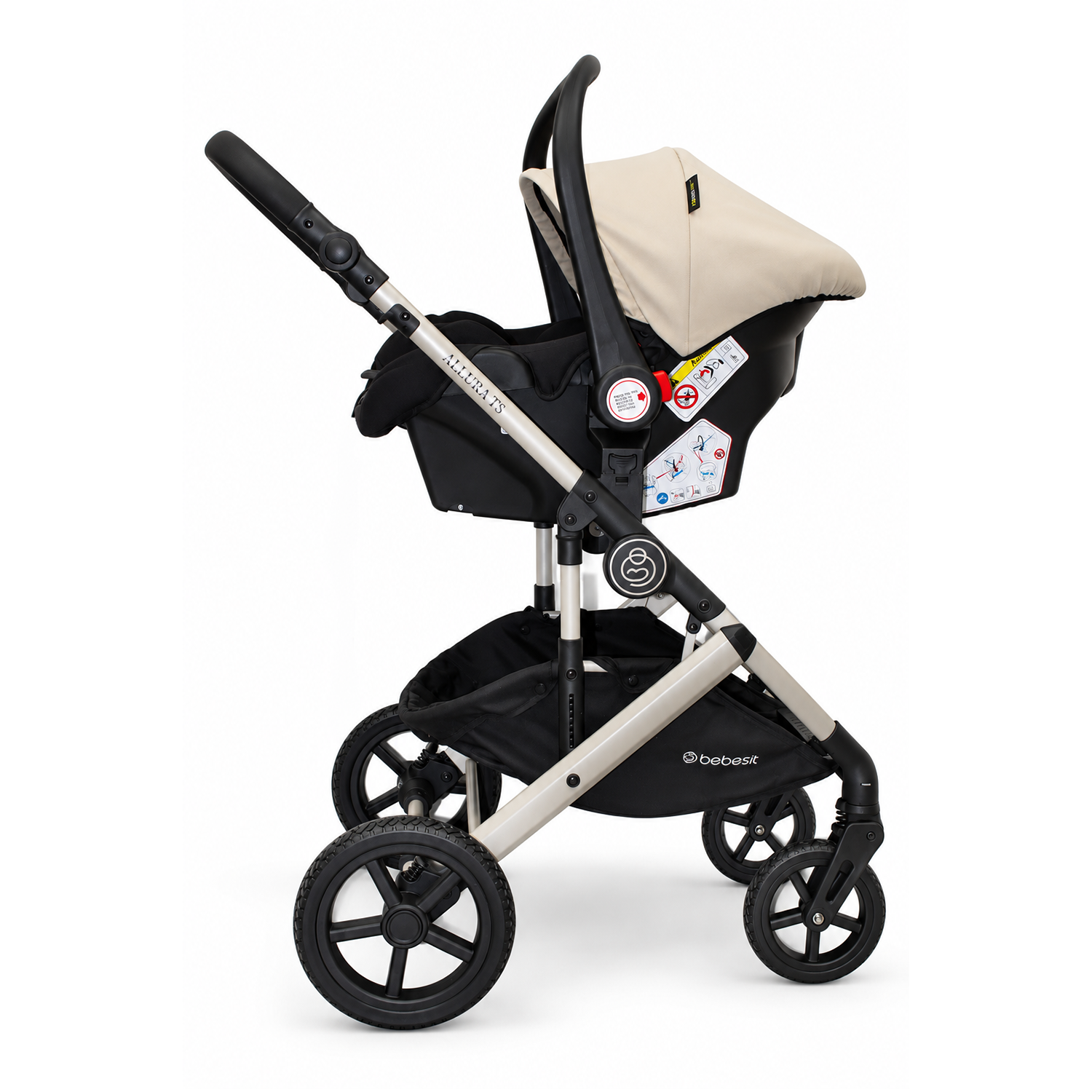 Coche Travel System Allura Isofix Beige