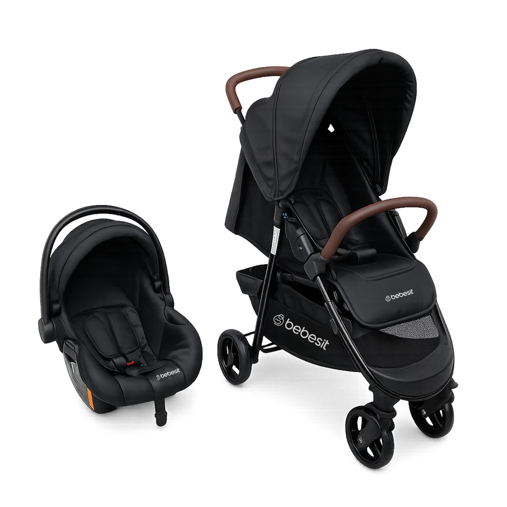 Coche Travel System Elora Negro