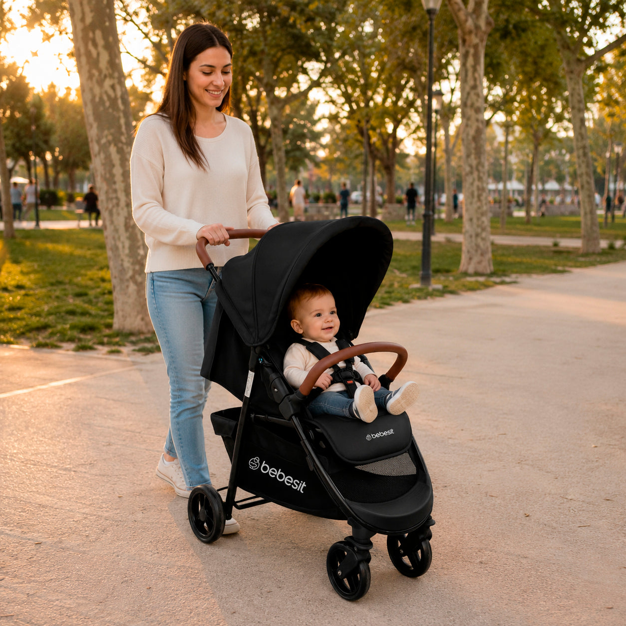 Coche Travel System Elora Negro