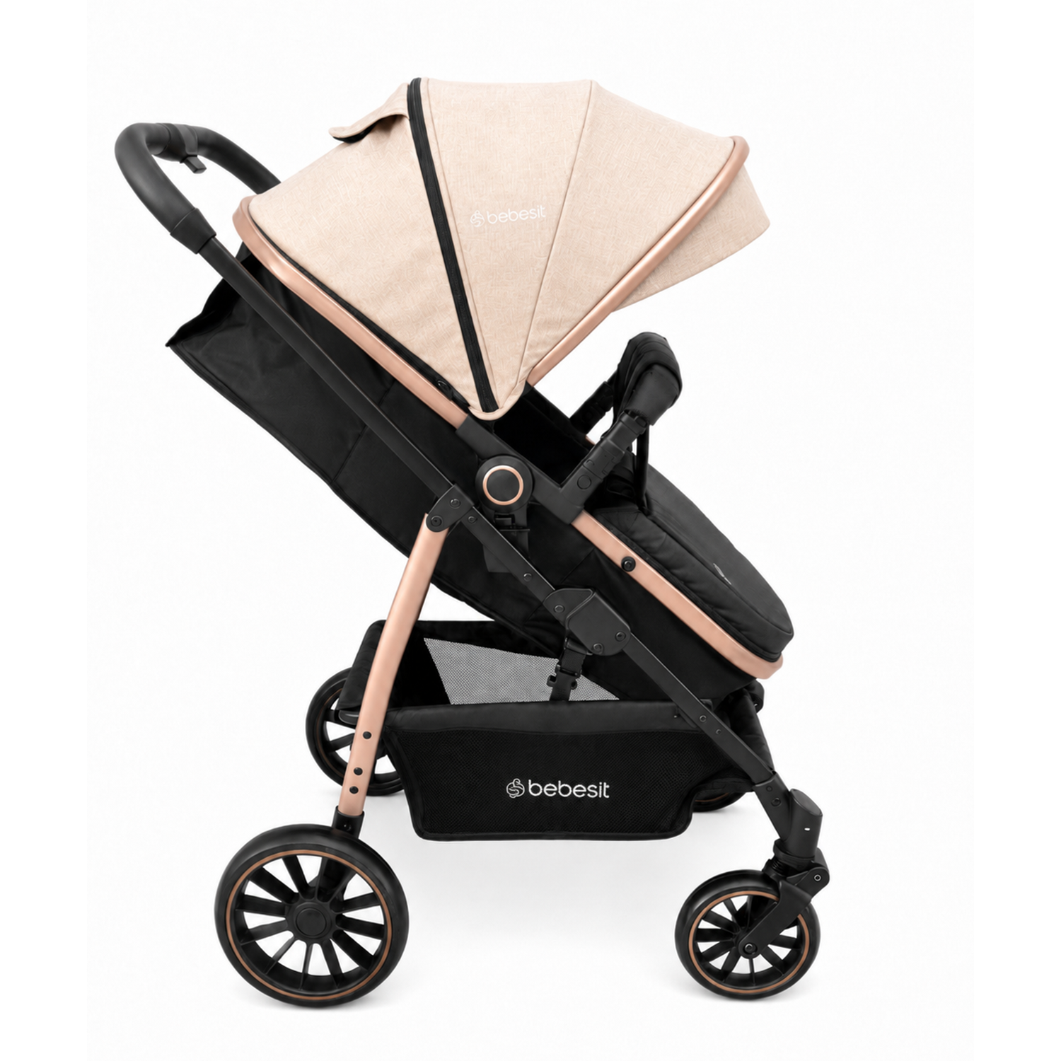 Travel System Aureo Isofix Gold Beige Bebesit