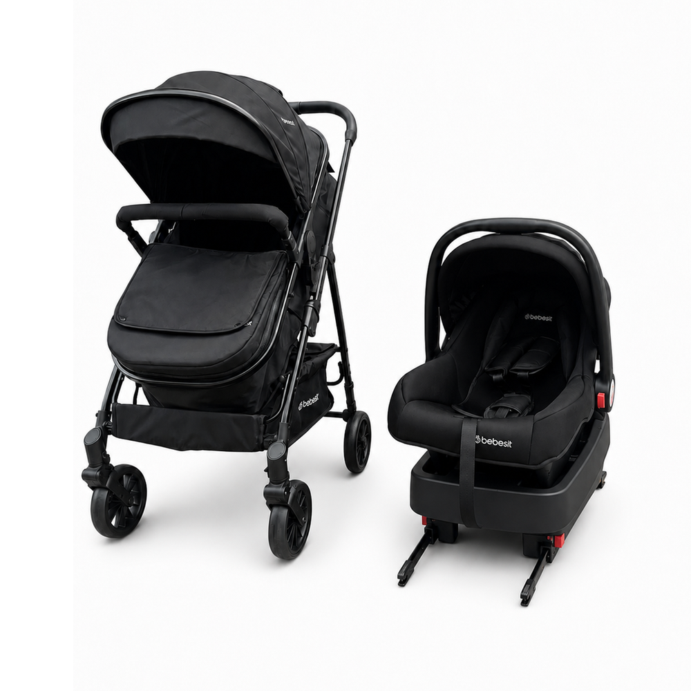 Travel System Aureo Isofix Negro Bebesit