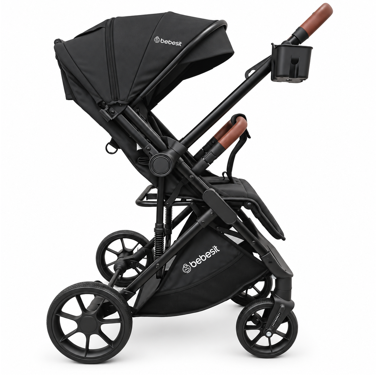 Coche Travel System Safetrip Isofix Negro