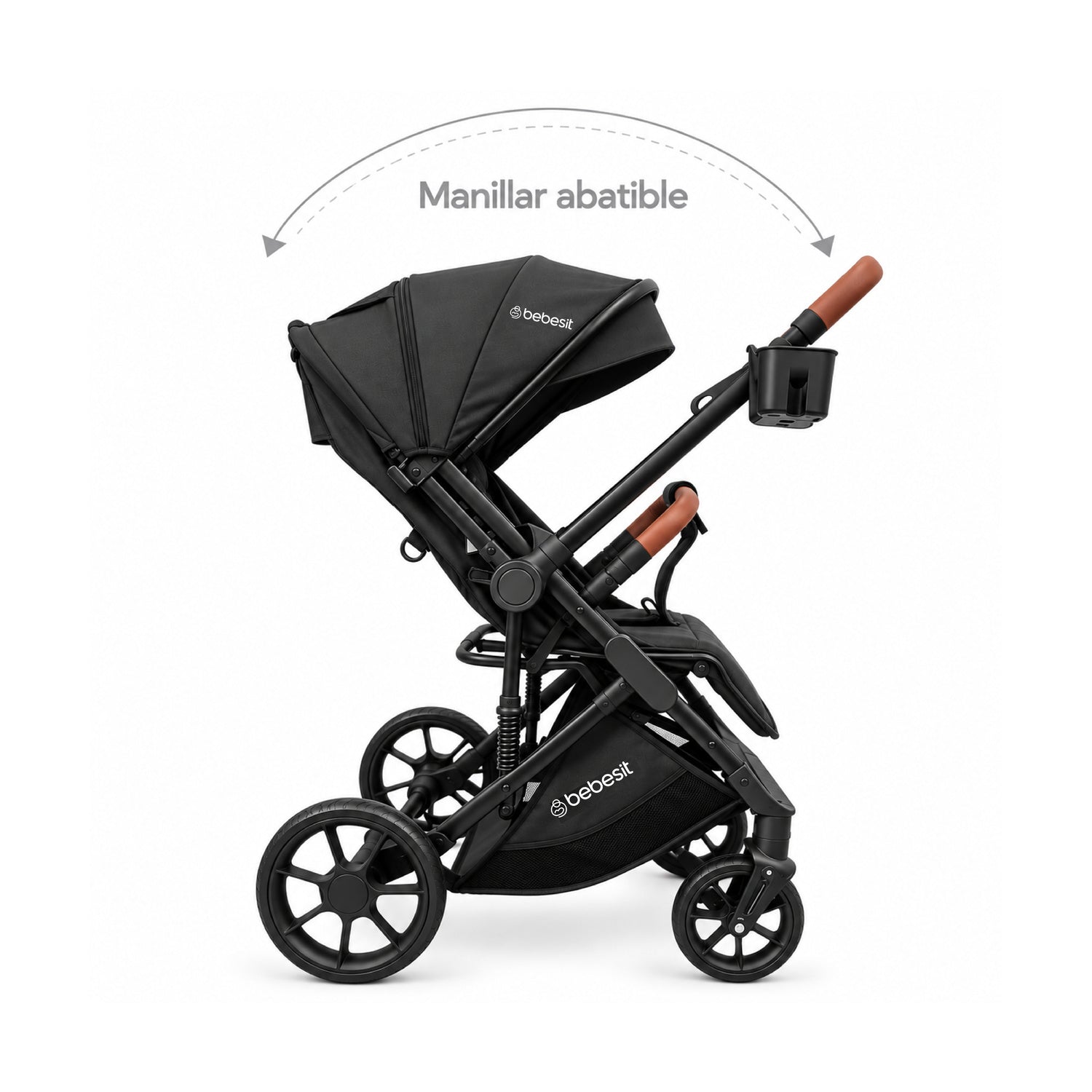 Coche Travel System Safetrip Isofix Negro
