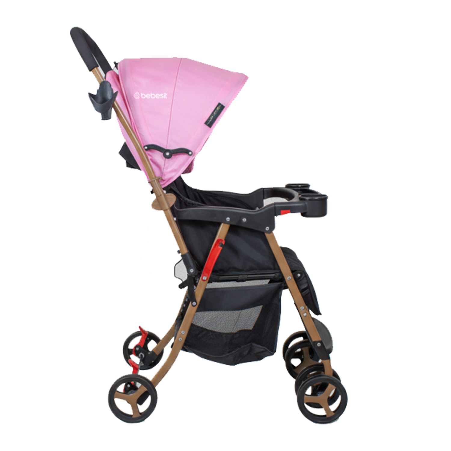 Coche Paseo Twister Gold Rosado