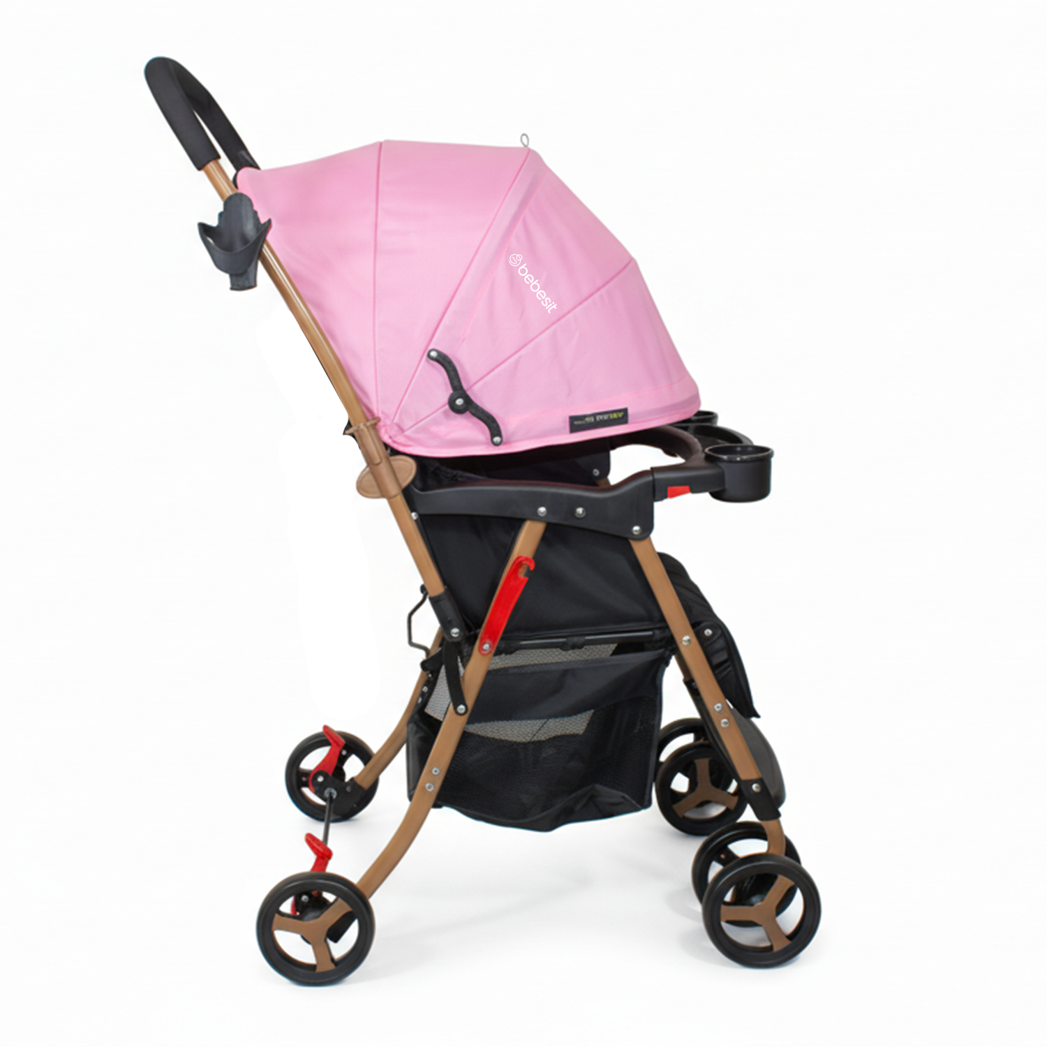 Coche Paseo Twister Gold Rosado