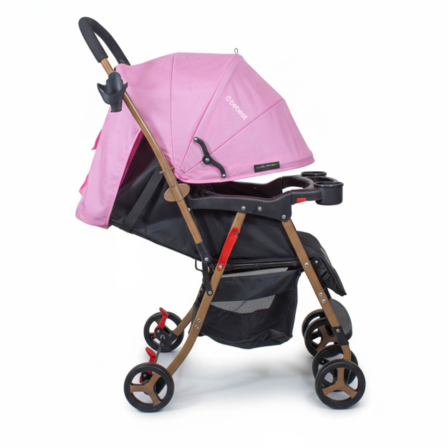 Coche Paseo Twister Gold Rosado