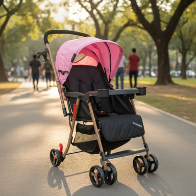 Coche Paseo Twister Gold Rosado