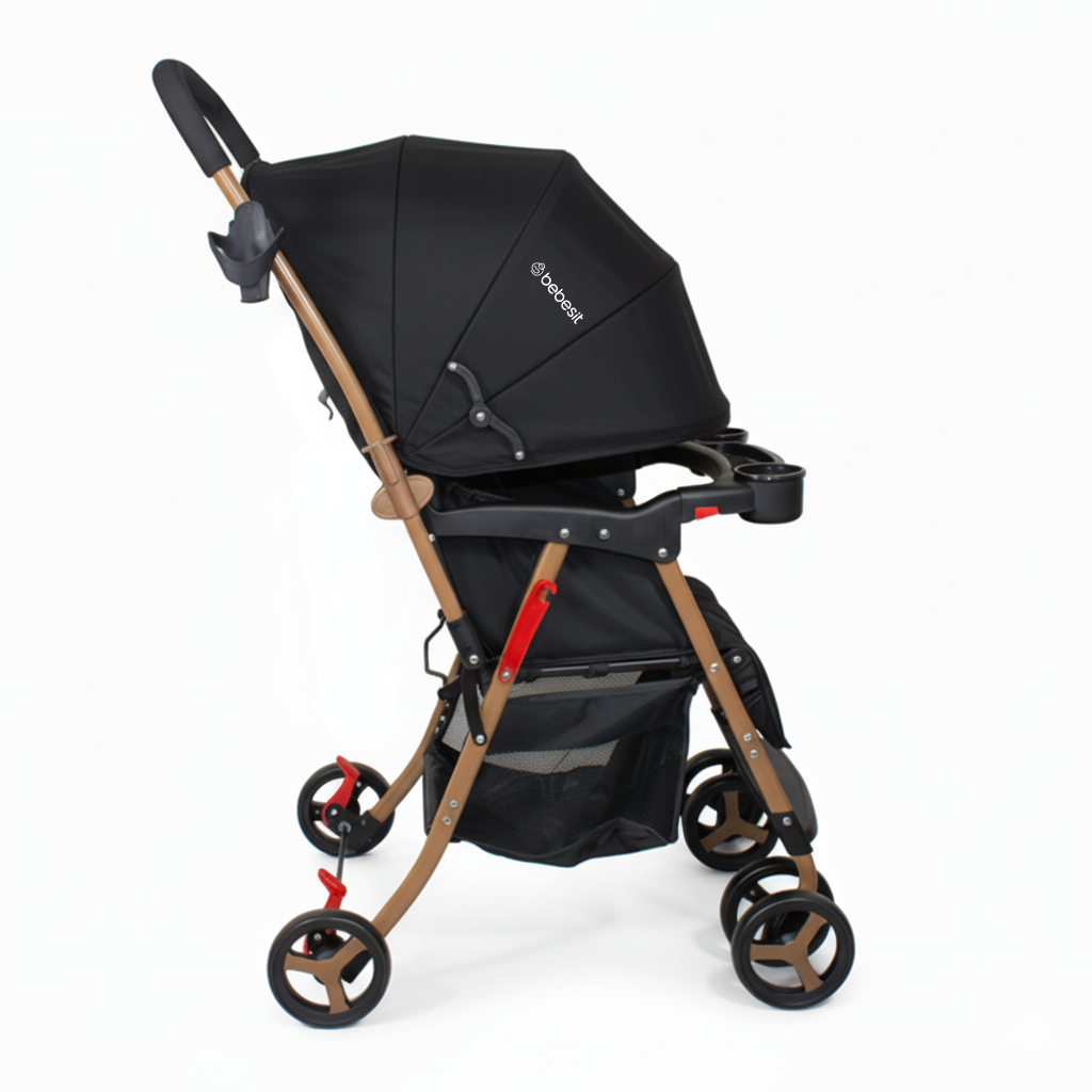 Coche Paseo Twister Gold Negro