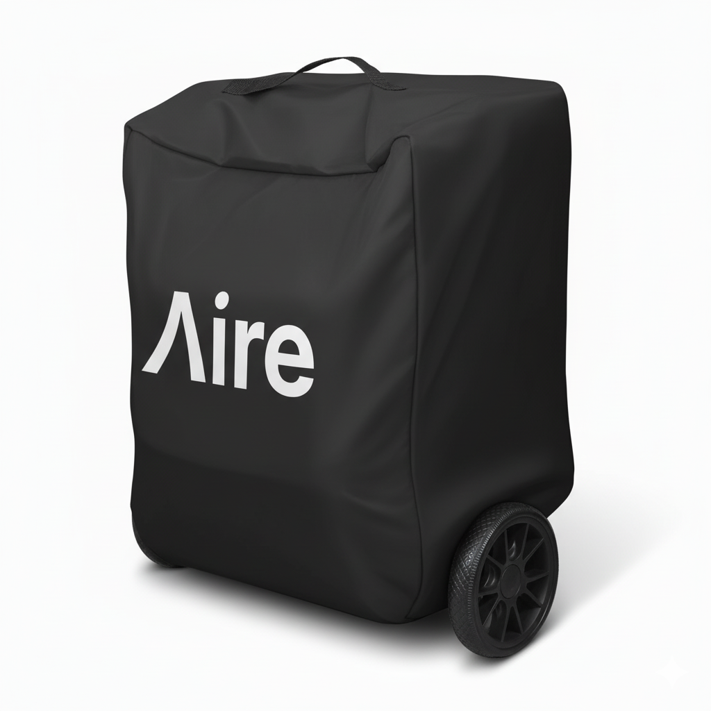 Coche de Paseo Aire Cabina Ultra compacto Negro