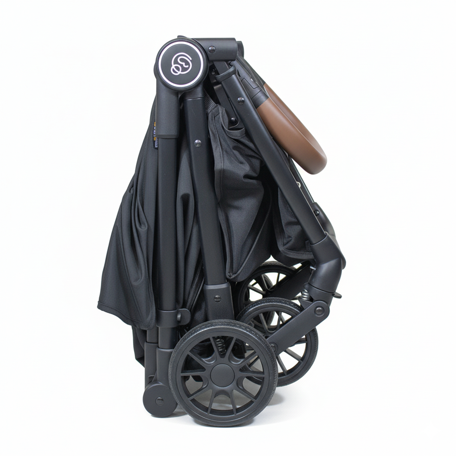 Coche de Paseo Aire Cabina Ultra compacto Negro